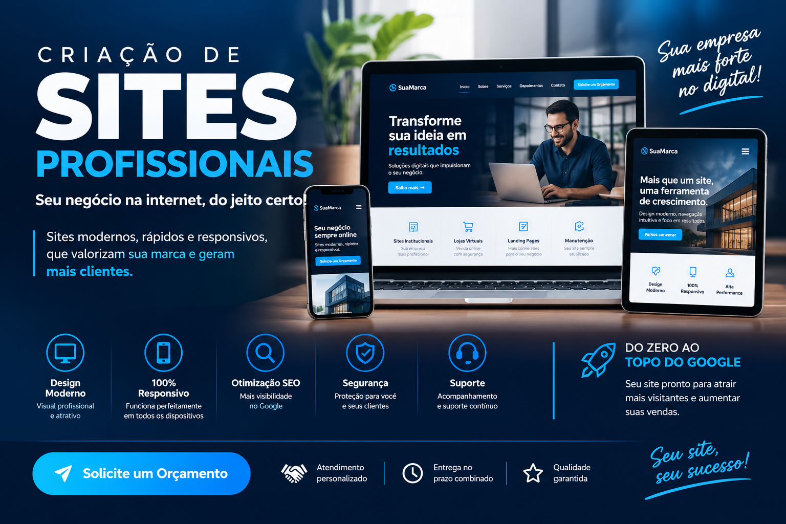 Criação de sites institucionais